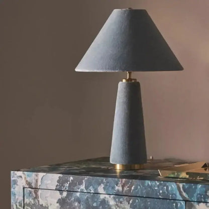Sage green cotton velvet floor lamp living room light