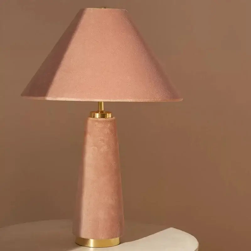 Sage green cotton velvet floor lamp living room light