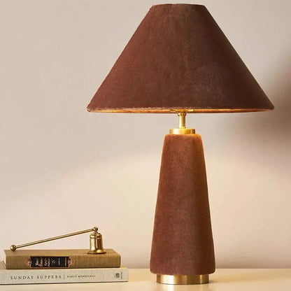 Sage green cotton velvet floor lamp living room light