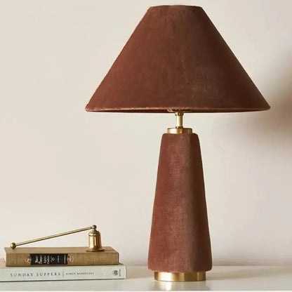 Sage green cotton velvet floor lamp living room light