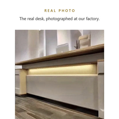 Halsey · Modern L-Shaped Executive Desk