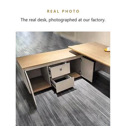 Halsey · Modern L-Shaped Executive Desk