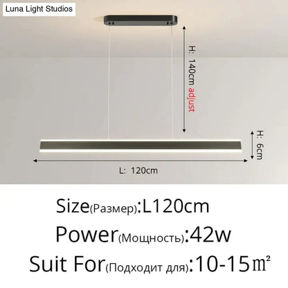 DecorBites™ Salix V - Modern Minimalist Led Dimmable Bar Pendant Light
