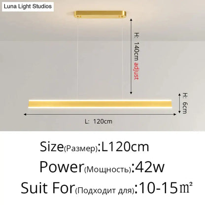 DecorBites™ Salix V - Modern Minimalist Led Dimmable Bar Pendant Light
