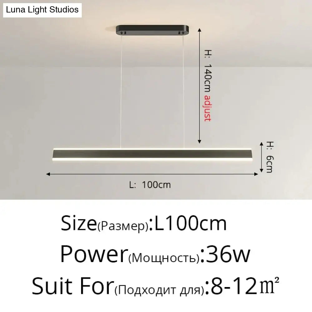 DecorBites™ Salix V - Modern Minimalist Led Dimmable Bar Pendant Light