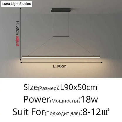 DecorBites™ Salix V - Modern Minimalist Led Dimmable Bar Pendant Light
