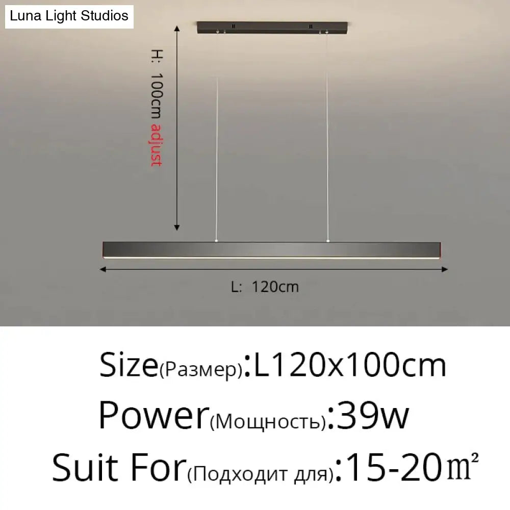 DecorBites™ Salix V - Modern Minimalist Led Dimmable Bar Pendant Light