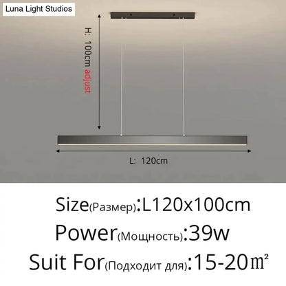 DecorBites™ Salix V - Modern Minimalist Led Dimmable Bar Pendant Light