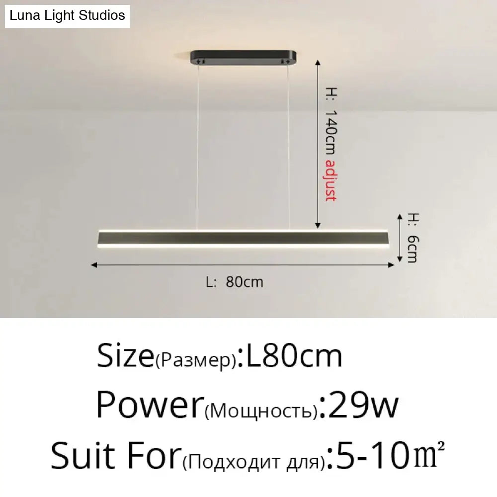 DecorBites™ Salix V - Modern Minimalist Led Dimmable Bar Pendant Light
