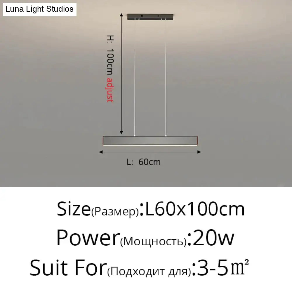 DecorBites™ Salix V - Modern Minimalist Led Dimmable Bar Pendant Light