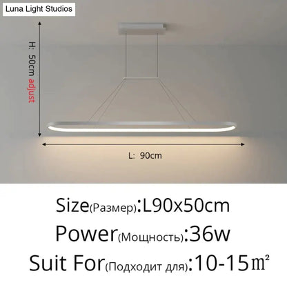 DecorBites™ Salix V - Modern Minimalist Led Dimmable Bar Pendant Light