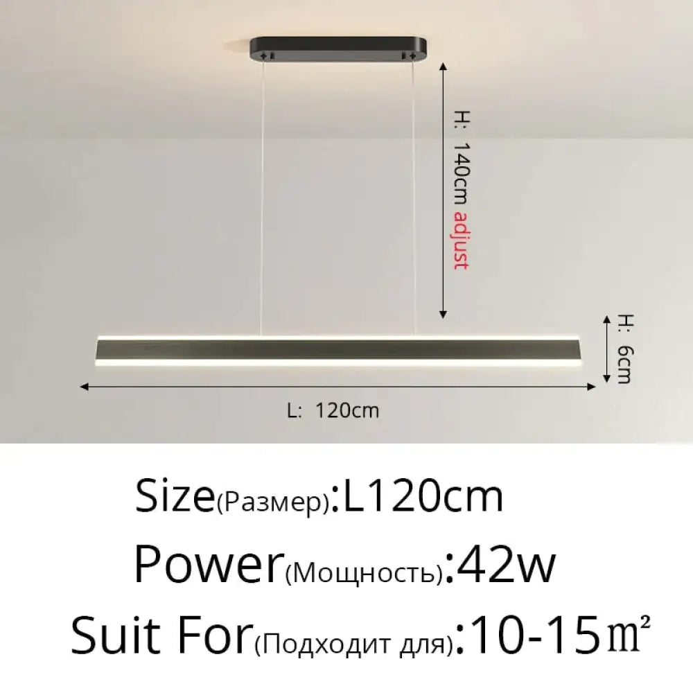 DecorBites™ Salix V - Modern Minimalist Led Dimmable Bar Pendant Light