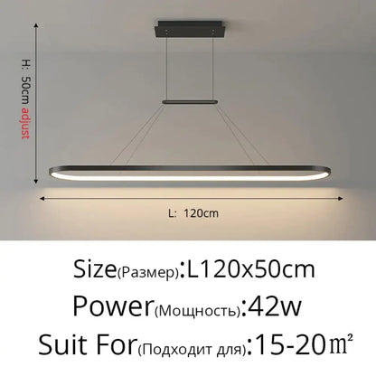 DecorBites™ Salix V - Modern Minimalist Led Dimmable Bar Pendant Light