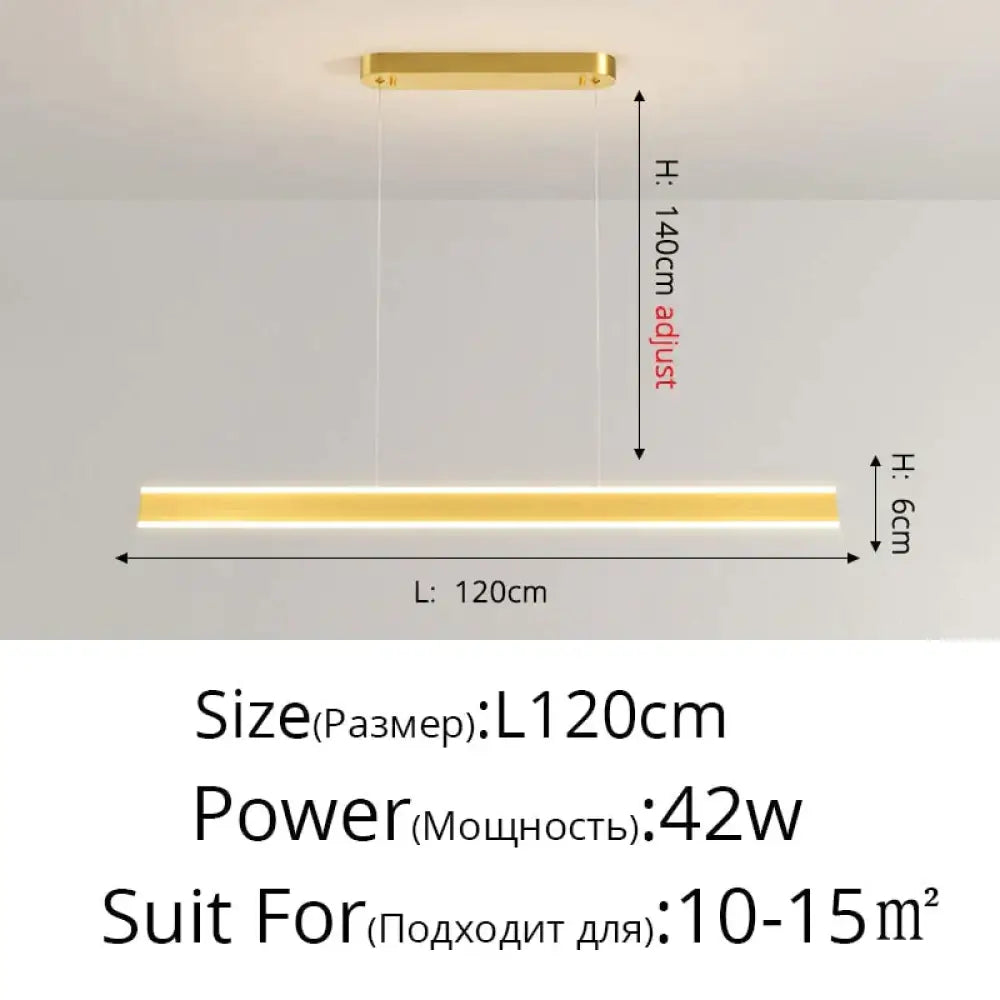 DecorBites™ Salix V - Modern Minimalist Led Dimmable Bar Pendant Light
