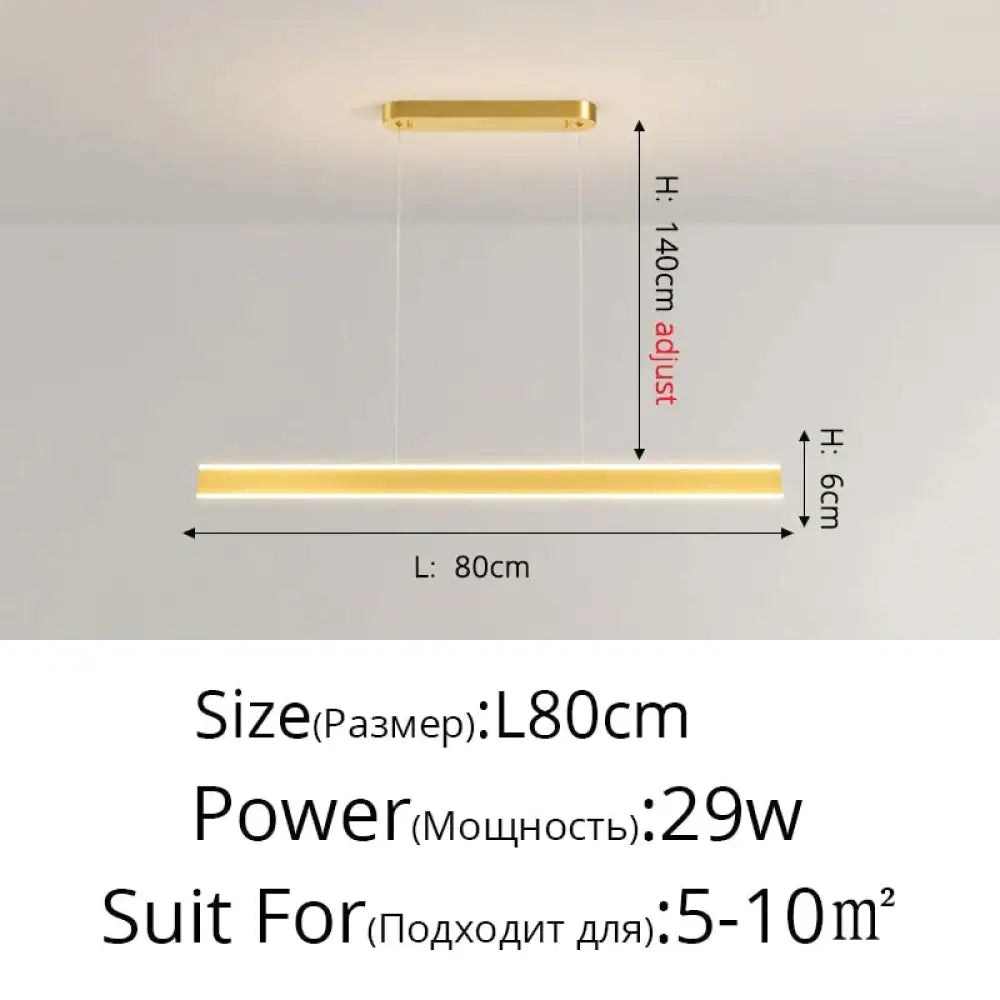 DecorBites™ Salix V - Modern Minimalist Led Dimmable Bar Pendant Light