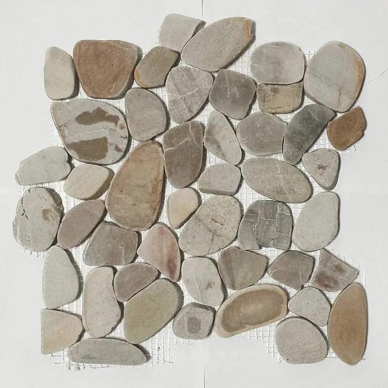 Sandy Beach Natural Pebble Mosaics 12x12