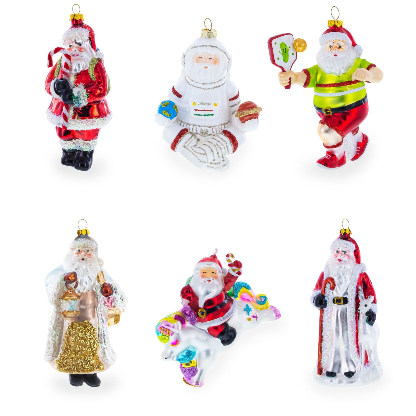 Whimsical Bunny Messenger with Envelope Glass Ornaments
