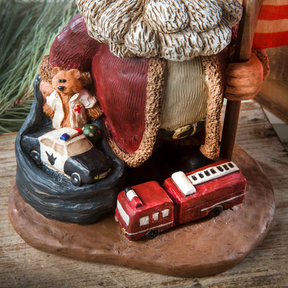 Patriotic Santa Figurine | Bert Anderson Collection