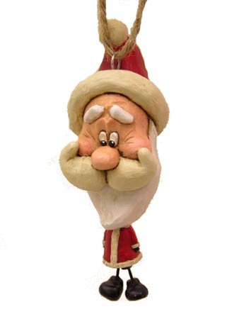 Dangly Santa Ornament | Bert Anderson Collection