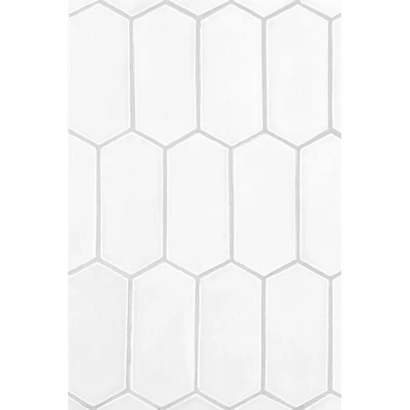 Cotton Matte Picket Ceramic Tiles 3x6