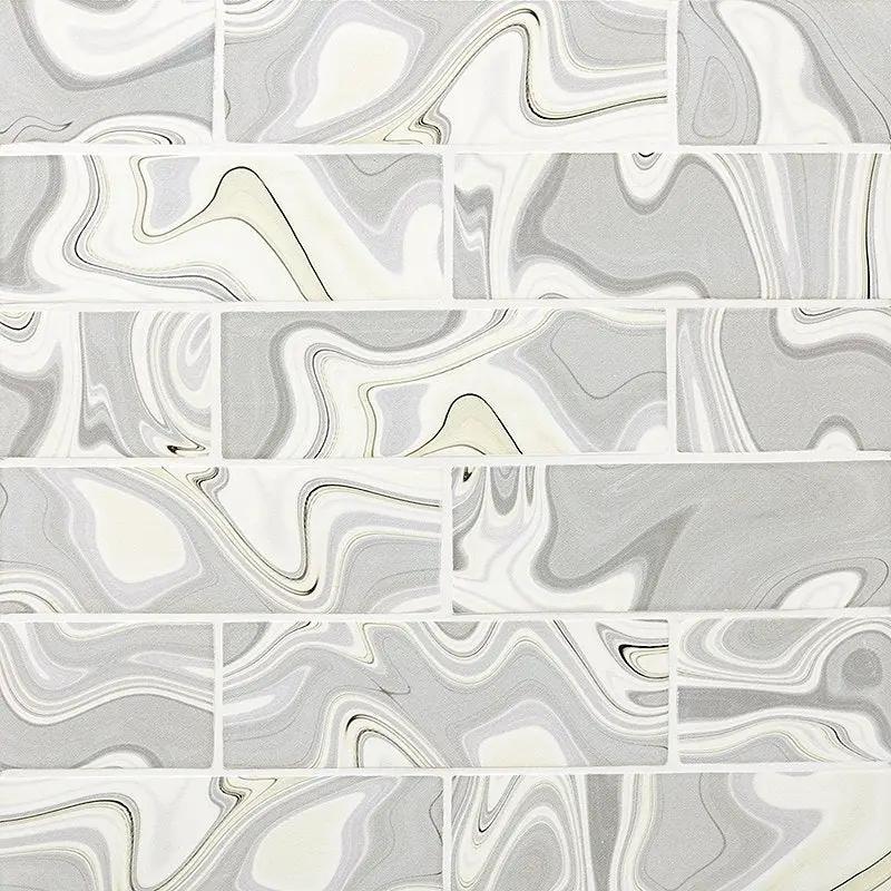 Saturn Glossy Subway Ceramic Tiles 3x9