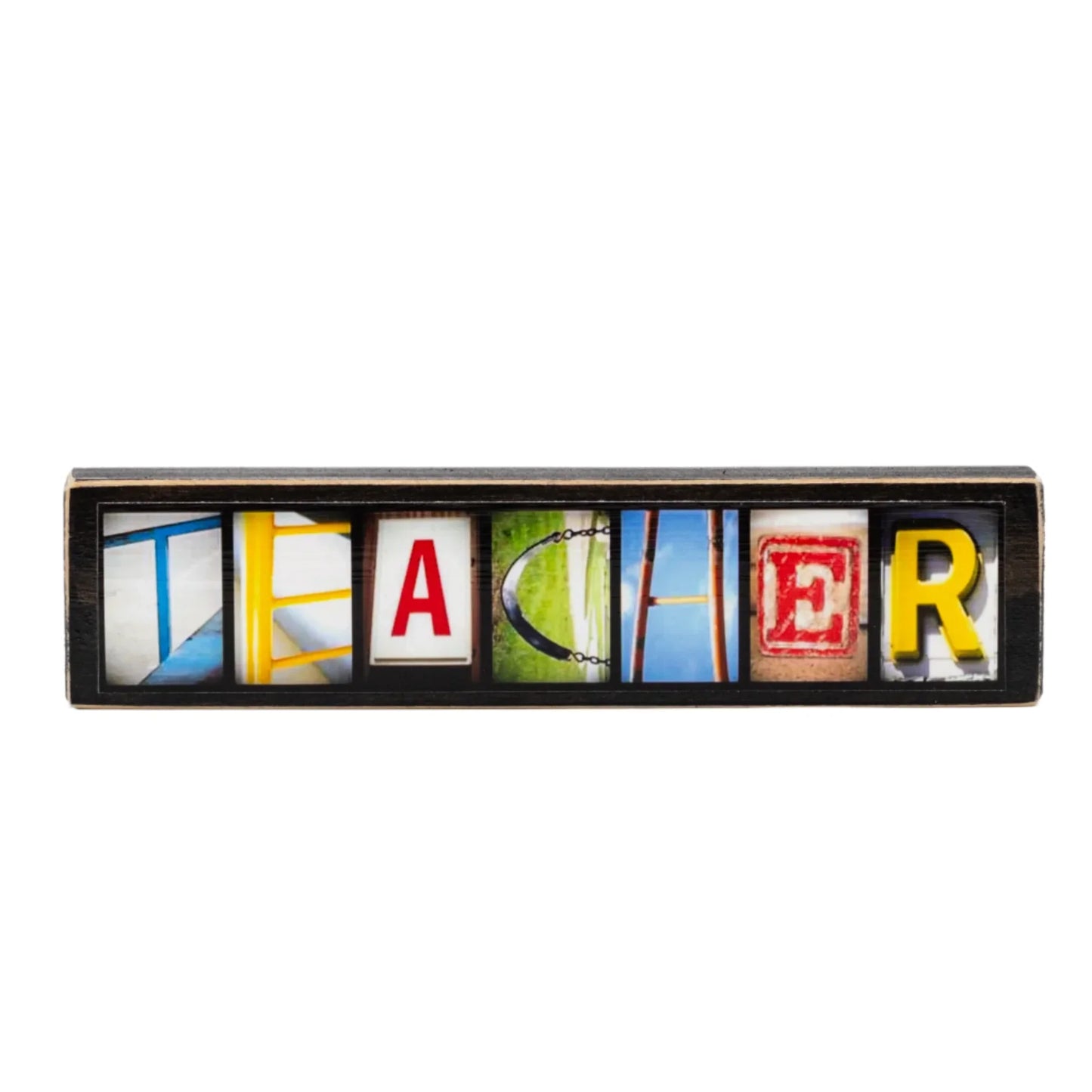 Customizable Word Block | 6.25" x 1.5" | Letters of Love Designs