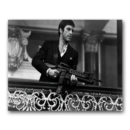 Tony montana scarface wall art print set for living room