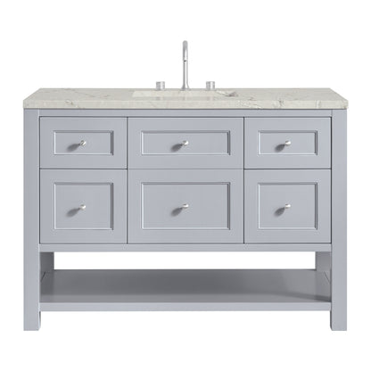 James Martin Breckenridge 48" Single Bathroom Vanity, Serenity Blue