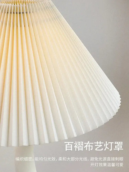 Sculptural white and beige cream resin floor lamp living room lighting