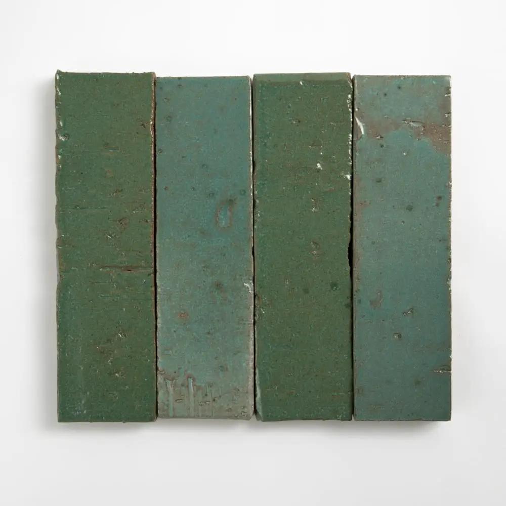 Seagreen Rustic Ceramic Tiles 2 3/4x9 3/4