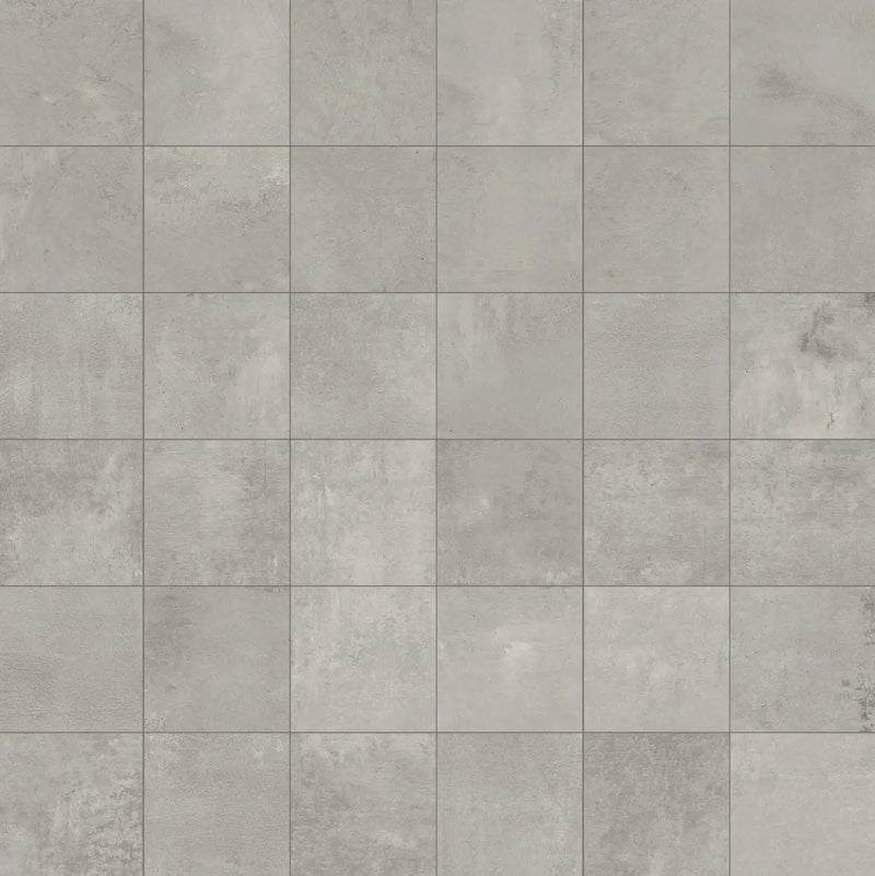 Seattle Grey Mosaic A Porcelain Tiles 12x12