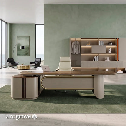 Secord · Modern L-Shaped Executive Desk