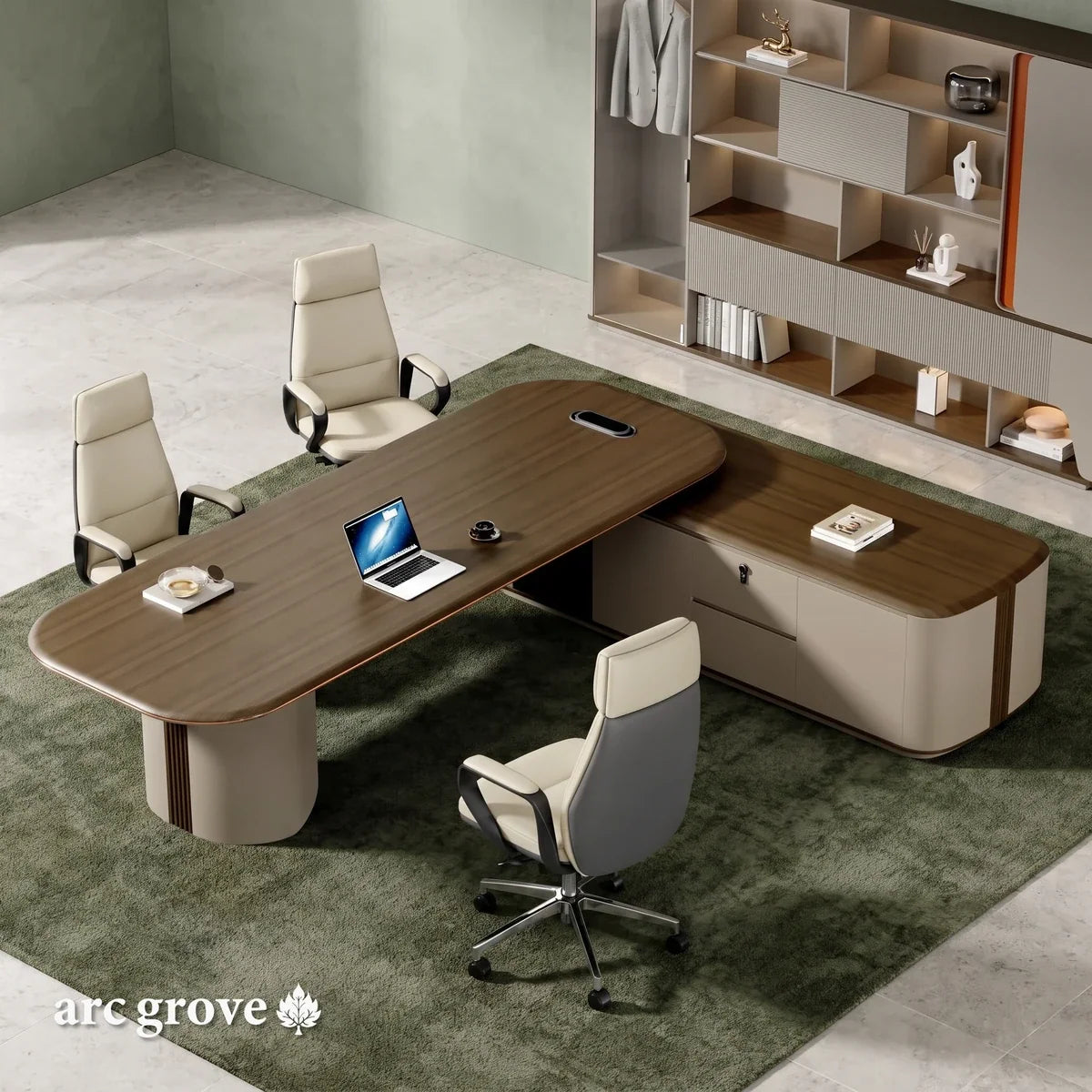 Secord · Modern L-Shaped Executive Desk