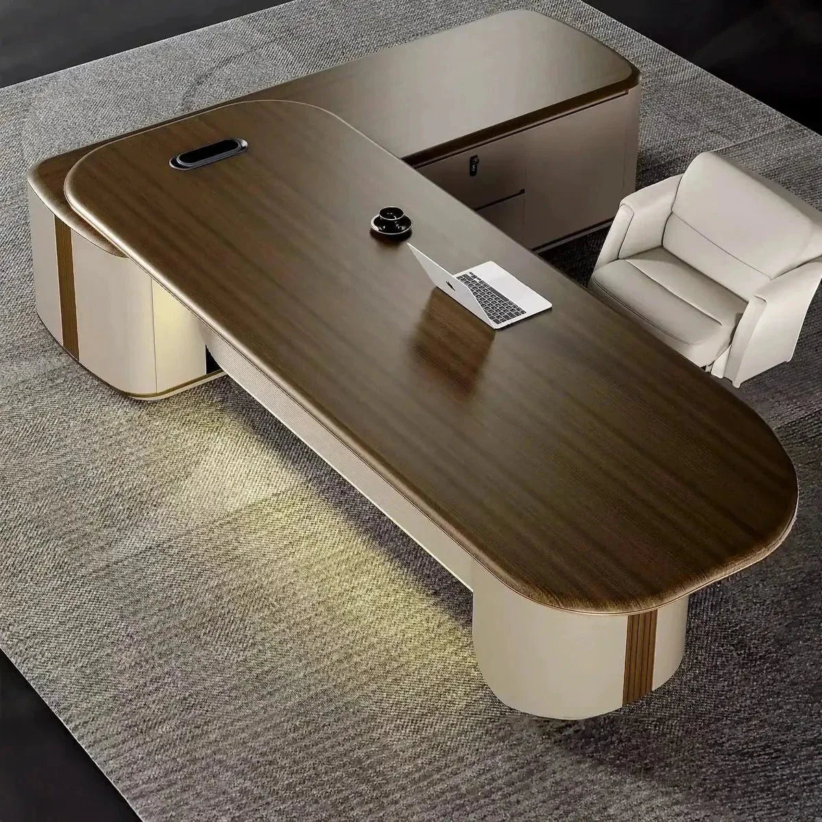 Secord · Modern L-Shaped Executive Desk