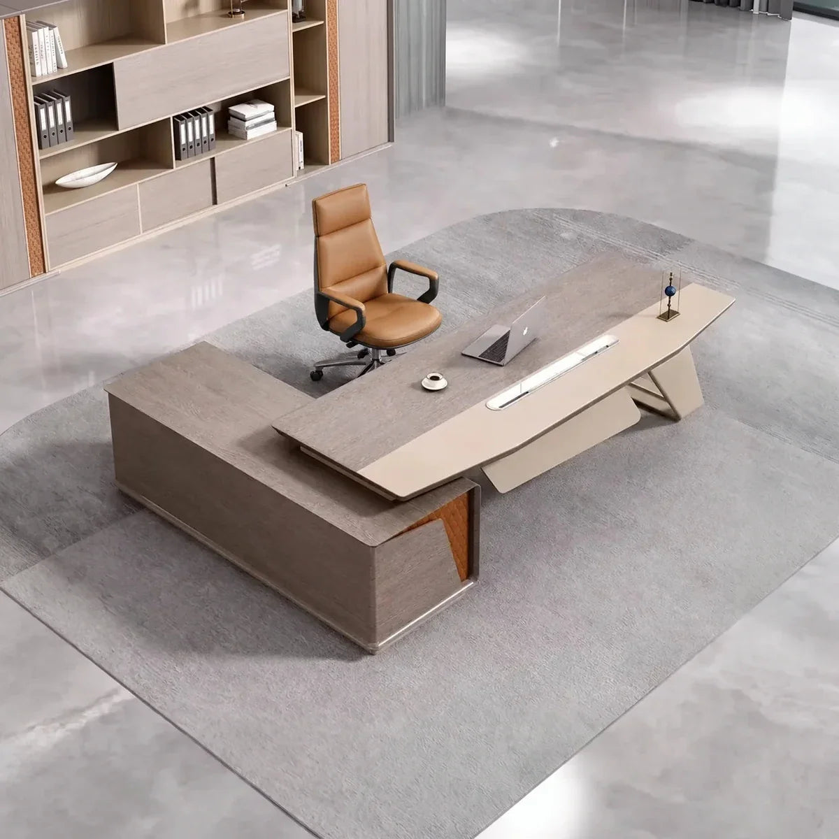 Seguin · Modern L-Shaped Executive Desk