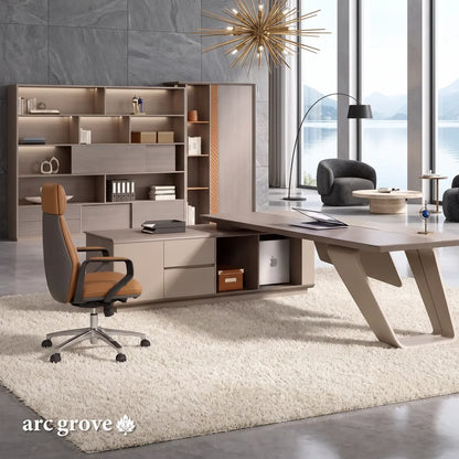 Seguin · Modern L-Shaped Executive Desk