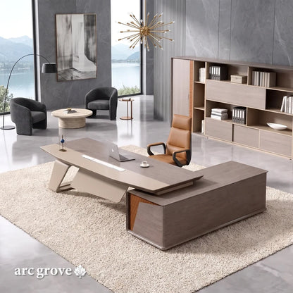 Seguin · Modern L-Shaped Executive Desk