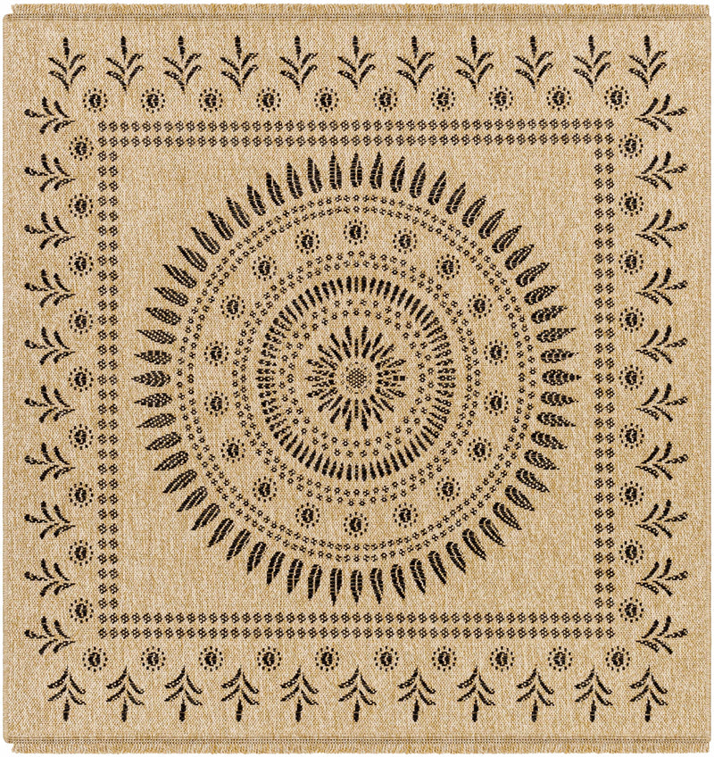 Beata Round Faux Jute Outdoor Rug - Clearance