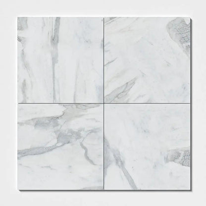Serenity Honed Marble Tiles 18x18