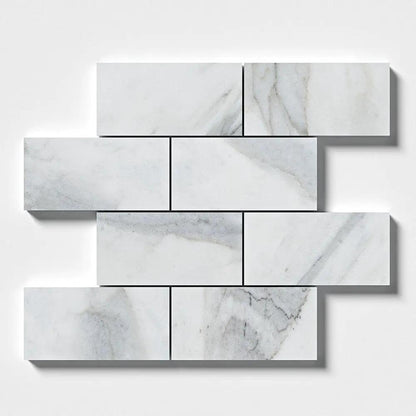 Serenity Honed Marble Tiles 2 3/4x5 1/2
