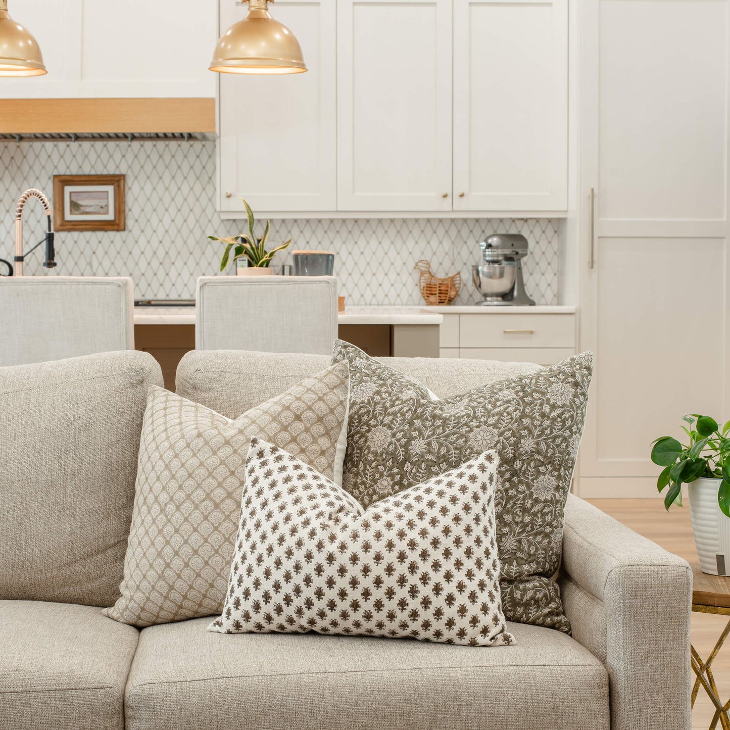 Harwich Pillow Combination | Set of Three Pillow Covers