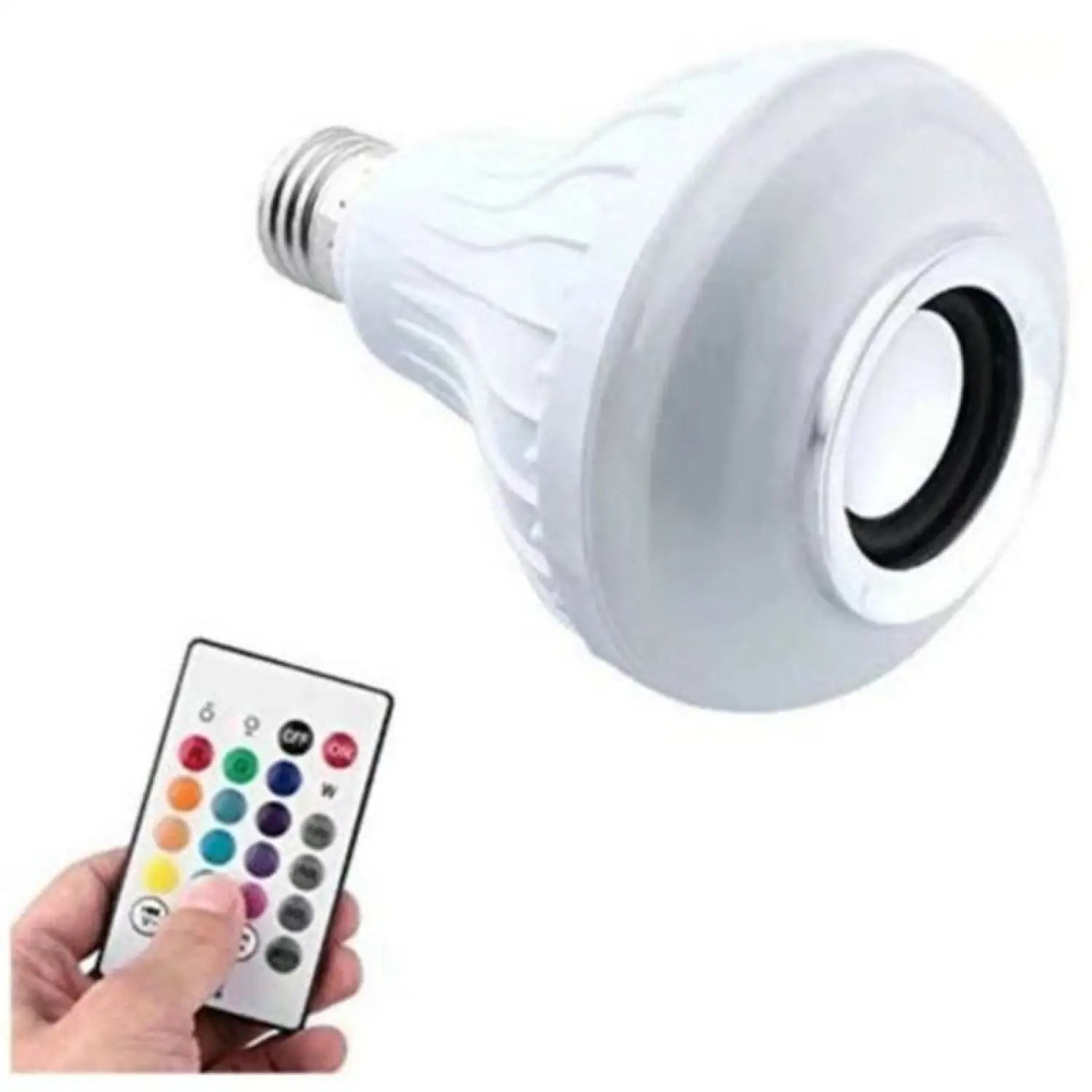 Seven-Color LED Bulb with Remote Control & Wireless Audio