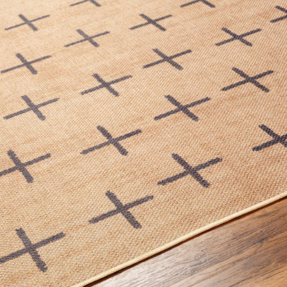Haimi Black Washable Jutely Rug