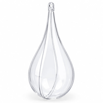 Set of 3 Clear Plastic Waterdrop Ornaments 4.3 Inches (109 mm)