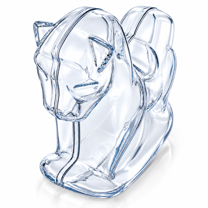 Clear Plastic Rocking Horse Ornaments 3.4 Inches (86 mm)