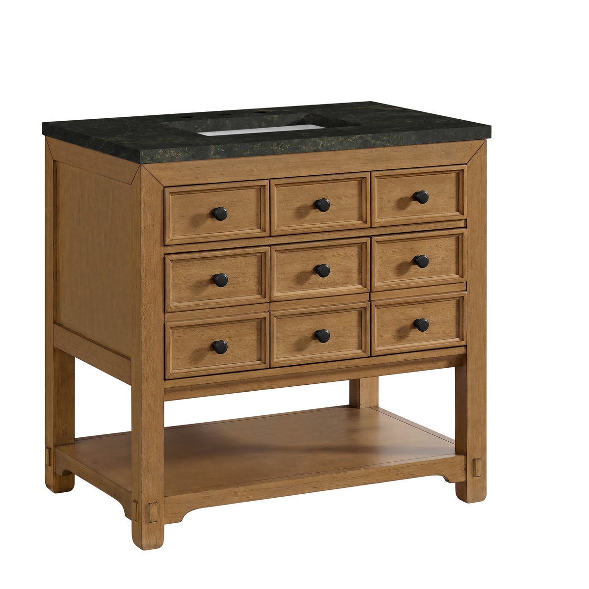 James Martin Malibu 36" Single Bathroom Vanity, Amber Birch