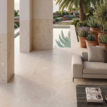 Shell Reef Tumbled Limestone Pavers 18x36