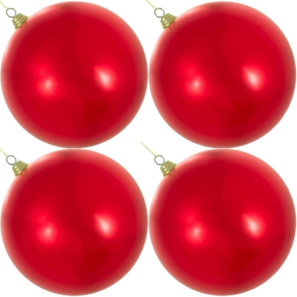 Shiny Red Ball Ornaments