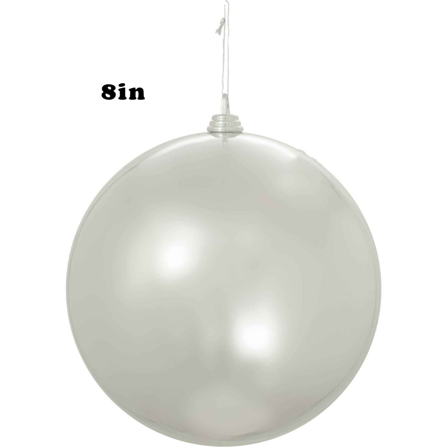 Shiny Silver Ball Ornaments