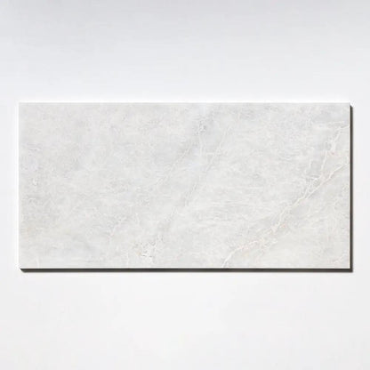 Siberian White Honed Marble Tiles 12x24